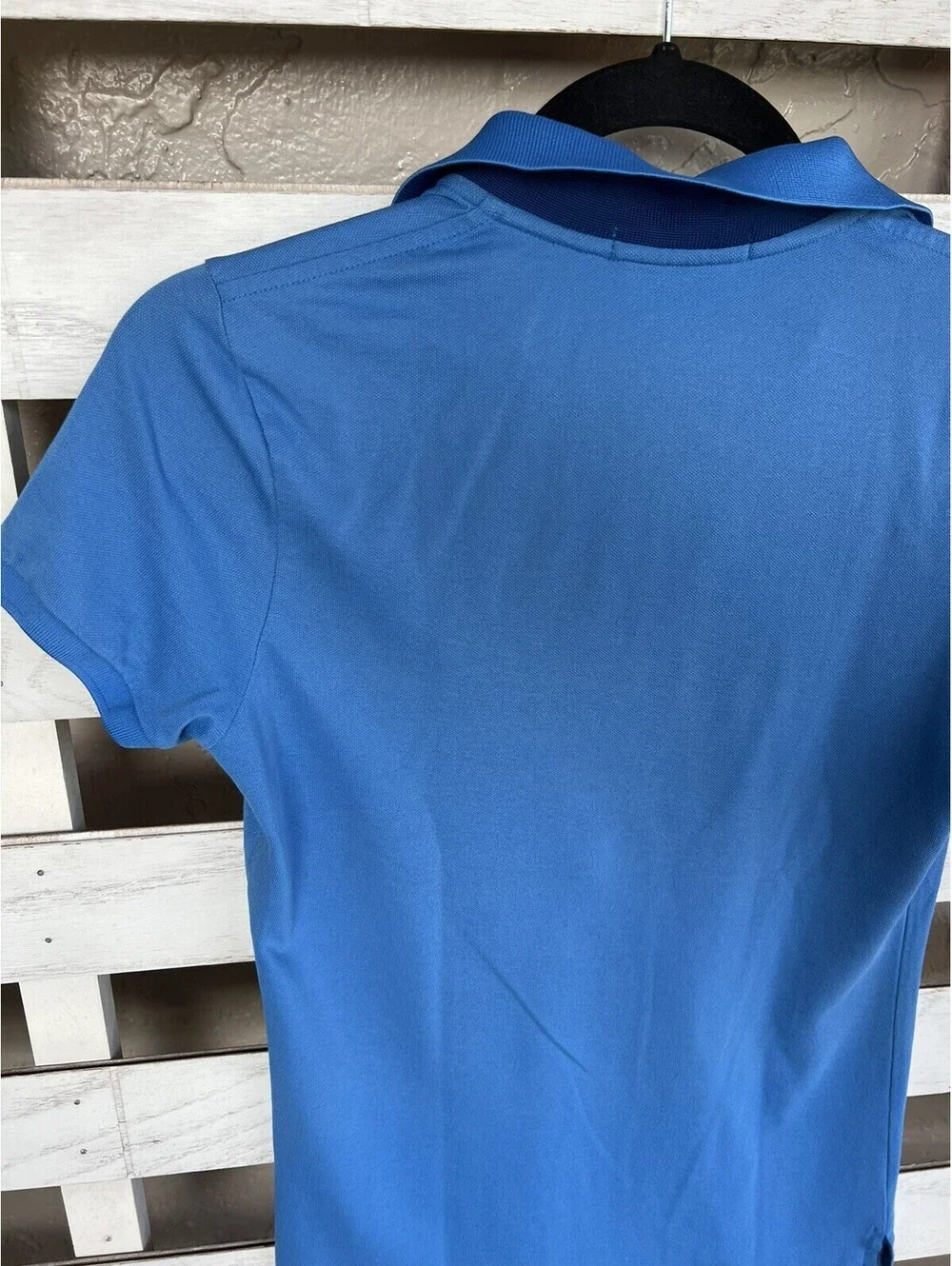 Ralph Lauren Golg Blue Pony Casual Polo Shirt Tailored Fit  Size S.